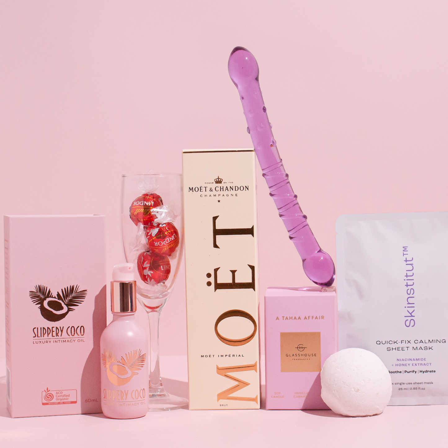 Purple Glass Pleasure Wand