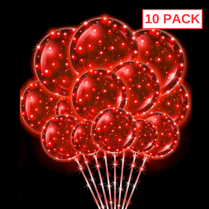 Red "LIGHT UP" Balloons 🎈