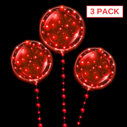 Red "LIGHT UP" Balloons 🎈