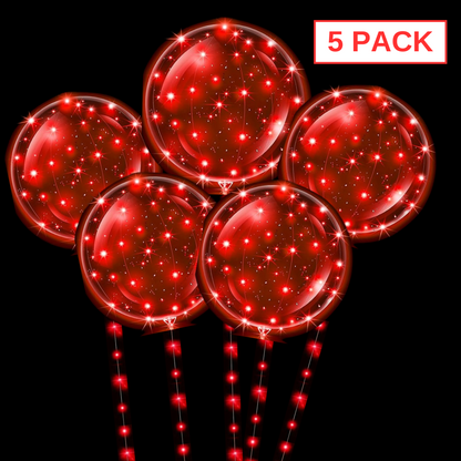 Red "LIGHT UP" Balloons 🎈