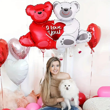 I LOVE YOU - Bear Balloon