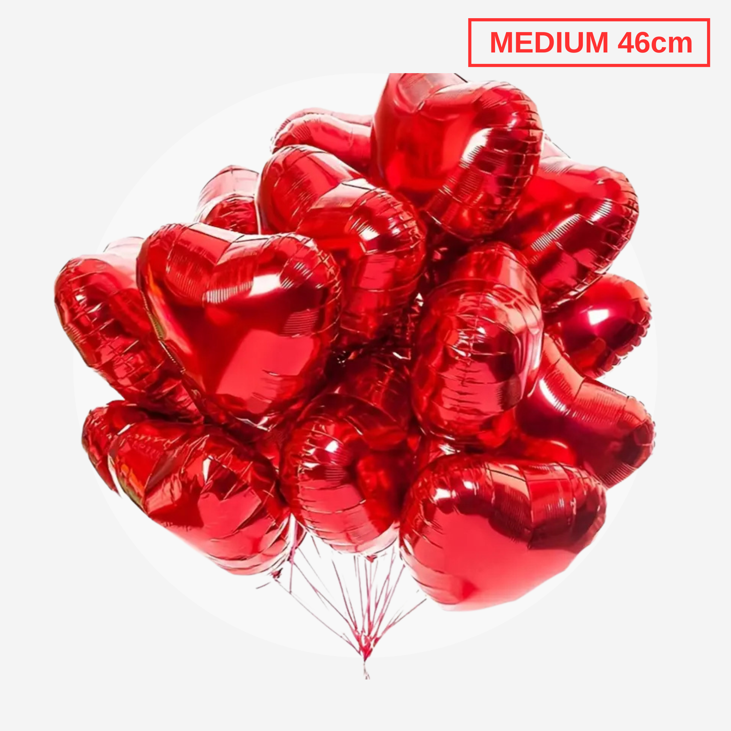 MEDIUM Red Heart Balloon❤️ - 46cm