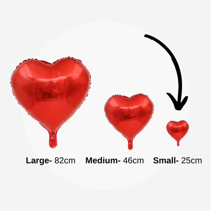 SMALL Red Heart Balloon❤️ - 25cm