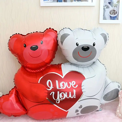 I LOVE YOU - Bear Balloon